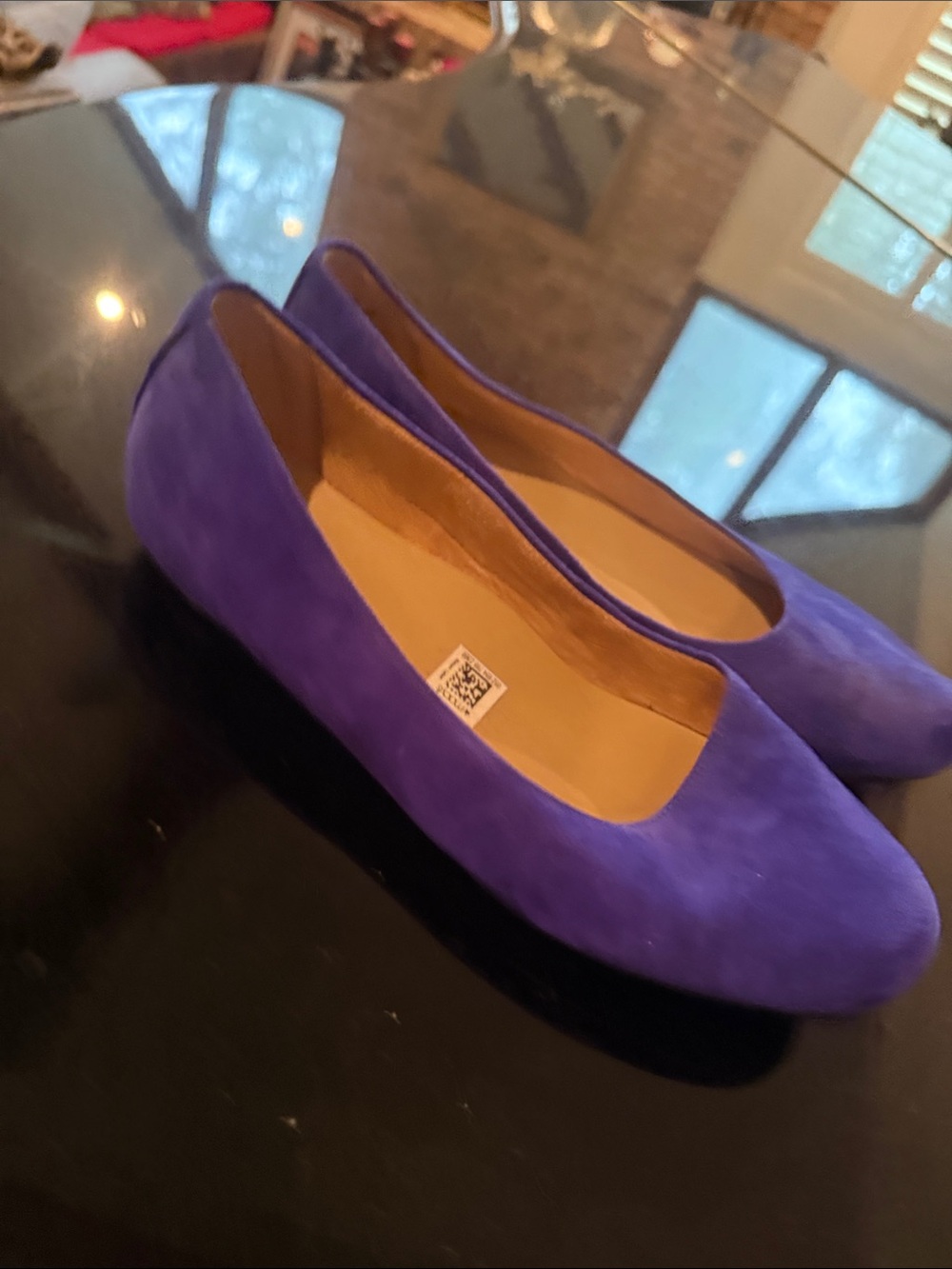 Naturalizer Purple Suede Women's Flats